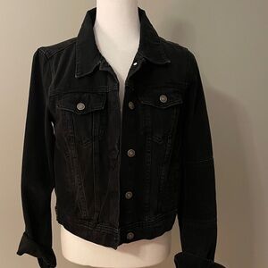 Nordstrom (Free People) Black Denim Jacket- never worn without tags
